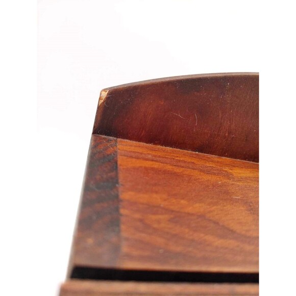 Cardinal Wooden Key Holder Box Wall Decor or Tabletop Rustic Cabin - Picture 10 of 10